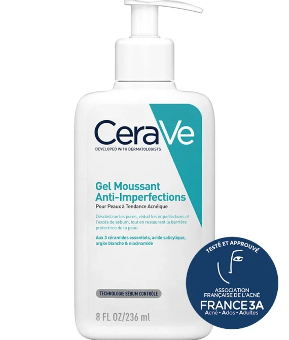 CERAVE – Gel Moussant Anti- Imperfections 236ml