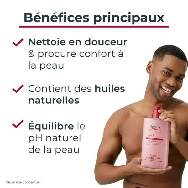 EUCERIN PH5 Huile de Douche 1L – Image 3