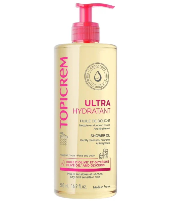 TOPICREM ULTRA HYDRATANT Huile de Douche – 1L