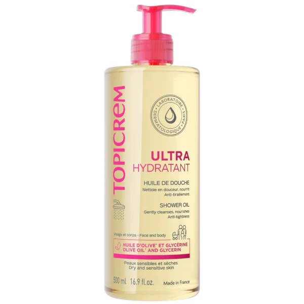 TOPICREM ULTRA HYDRATANT Huile de Douche - 1L